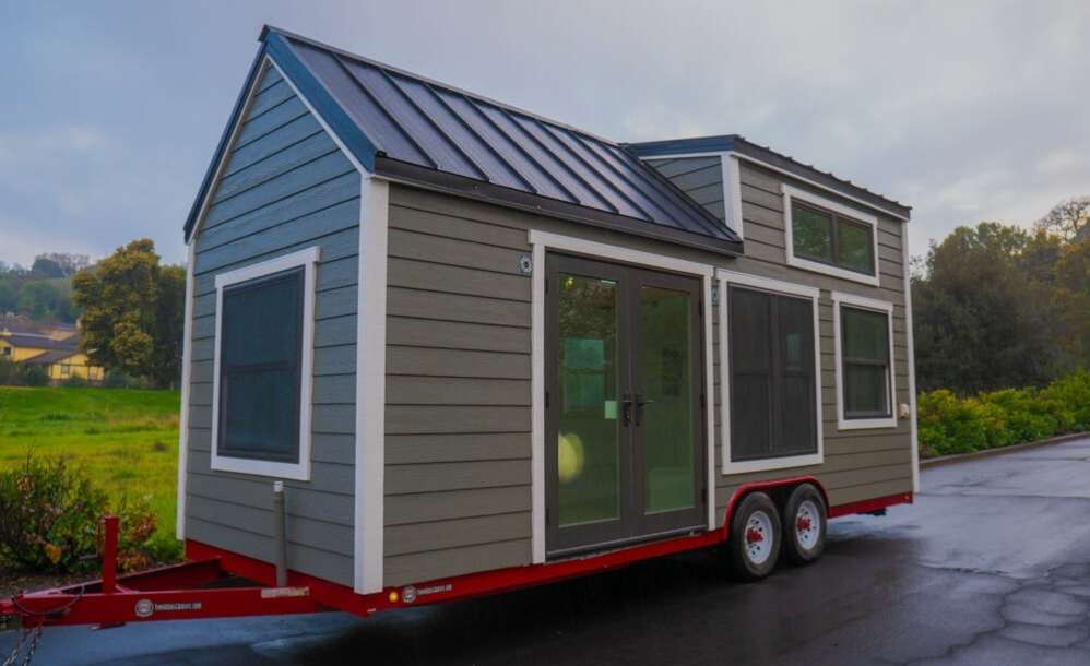 Tiny House On Wheels. logo